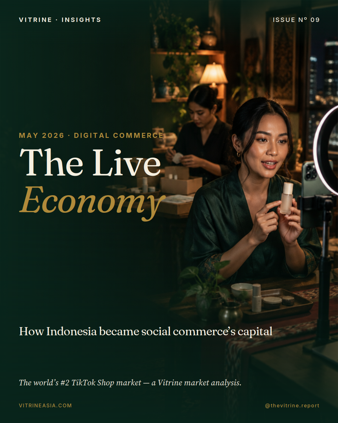 Cover — The Live Economy: how Indonesia became social commerce's capital