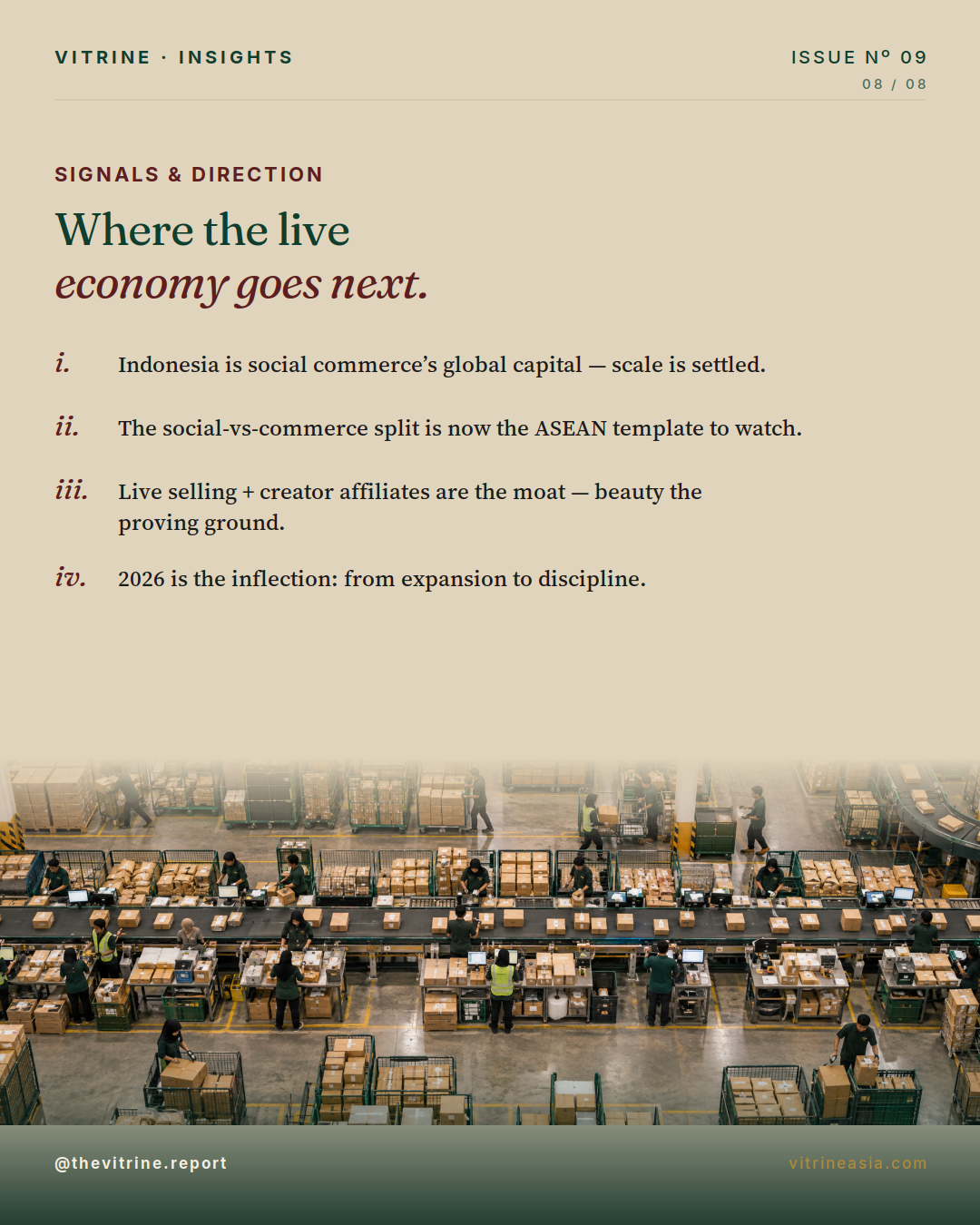 Signals and direction — where the live economy goes next